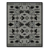 Geometric Black and White Black White Geometric Southwestern Area Rug