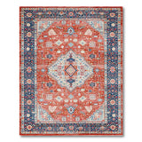 Traditional Persian Red Red Persian Medallion Area Rug