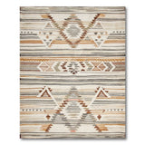 Southwestern Beige and Neutral Beige Southwestern Geometric Area Rug