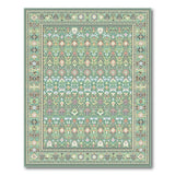 Green Sage Green Traditional Persian Area Rug