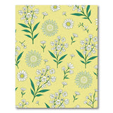 Sunny Yellow Daisy Chamomile Floral Rug