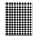 Black and White Black White Gingham Check Area Rug