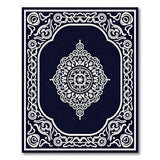 Traditional Persian Navy Ornate Persian Medallion Area Rug