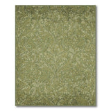 Green Vintage Floral Area Rug