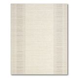Beige Vertical Stripe Area Rug