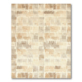 Brown and Tan Brown Tan Abstract Geometric Area Rug