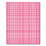 Geometric Modern Gingham Pink Gingham Checkered Area Rug