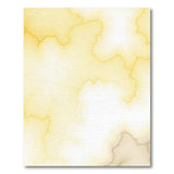 Glowing Yellow Veins Abstract Area Rug