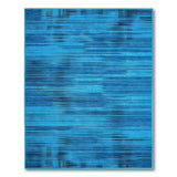 Dynamic Blue Streak Geometric Area Rug