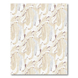 Beige Abstract Flow Area Rug
