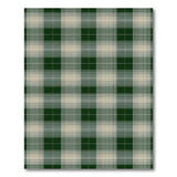 Green Classic Green Plaid Check Area Rug