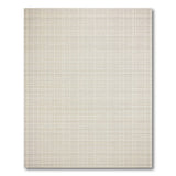 Beige and Neutral Grid Beige Grid Woven Area Rug