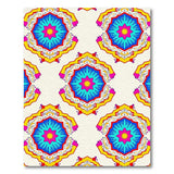 Vibrant Multi-Color Mandala Geometric Area Rug