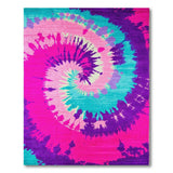 Vibrant Tie-Dye Swirl Area Rug