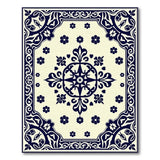 Traditional Persian Ornate Navy Floral Medallion Area Rug