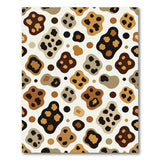 Brown and Tan Leopard Spot Brown Tan Area Rug