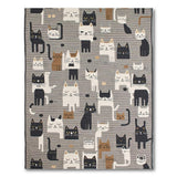 Playful Cartoon Cats Area Rug
