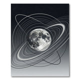 Moon Orbit Abstract Area Rug