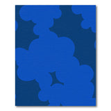 Abstract Blue Cloud Area Rug