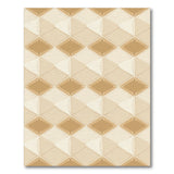 Beige Geometric Diamond Geometric Modern Area Rug