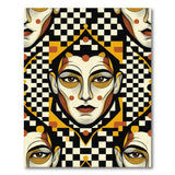 Bold Geometric Mask Area Rug