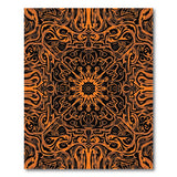 Orange Heritage Tribal Area Rug