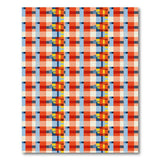 Multi-color and Patterns Vibrant Multi-Color Geometric Plaid Area Rug