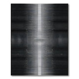 Black White Halftone Gradient Area Rug