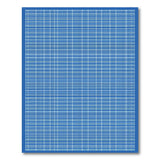 Blue and Teal Navy Blue Grid Geometric Area Rug