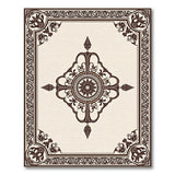 Traditional Persian Beige and Neutral Ornate Beige Persian Medallion Rug