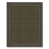 Black Gold Persian Area Rug