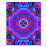 Multi-color and Patterns Vibrant Mandala Geometric Area Rug