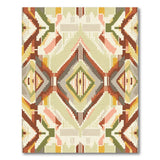 ODIKA Washable Southwestern Geometric Area Rug - Non-Slip Low Pile
