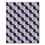 Purple Daisy Tessellation Area Rug