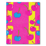 Fruit Pattern Multi-color and Patterns Vibrant Cherry Fruit Pattern Area Rug