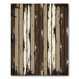 Distressed Barnwood Plank Rug