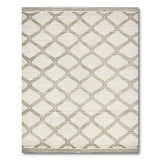 Beige Tan Diamond Trellis Area Rug