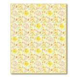 Yellow Vintage Yellow Daisy Floral Area Rug