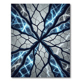 Lightning Fracture Abstract Area Rug