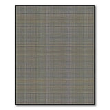 Beige Grey Geometric Grid Woven Rug