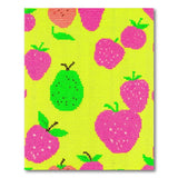 Vibrant Strawberry Fruit Knit Area Rug