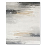 Sweeping Grey Abstract Area Rug