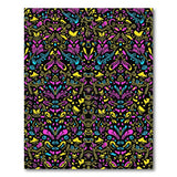 Vibrant Neon Tribal Area Rug