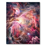 Abstract Area Multi-color and Patterns Cosmic Nebula Swirl Abstract Area Rug