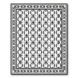 Heritage Tribal Black and White Bold Black White Heritage Tribal Area Rug