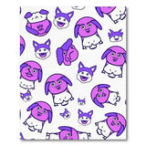 Adorable Pink Cartoon Puppy Area Rug