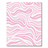 Abstract Area Pink Pink Fluid Wave Abstract Area Rug