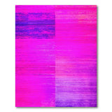 Vibrant Pink to Purple Gradient Abstract Area Rug