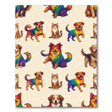 Rainbow Pets Kids Cartoon Washable Area Rug