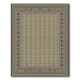 Gold Border Traditional Persian Area Rug